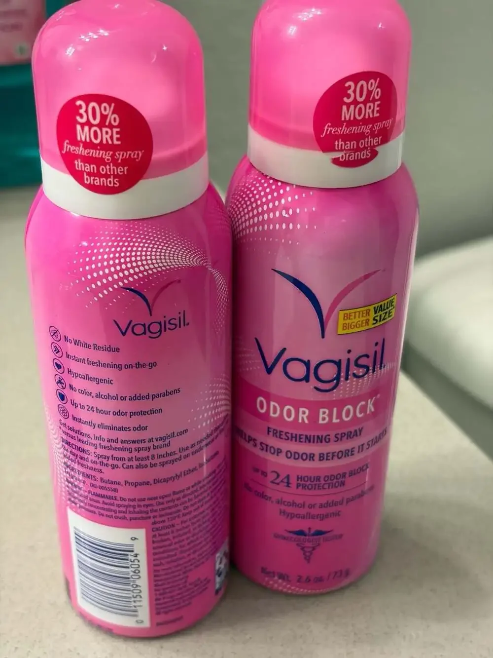 Vagisil Odor Block Daily Freshening Spray, 2.6 oz (Set of 2)